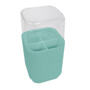 Porta testine per spazzolino elettrico da appoggio Gedy serie Seventy - Acquamarina