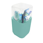 Porta testine per spazzolino elettrico da appoggio Gedy serie Seventy - Acquamarina