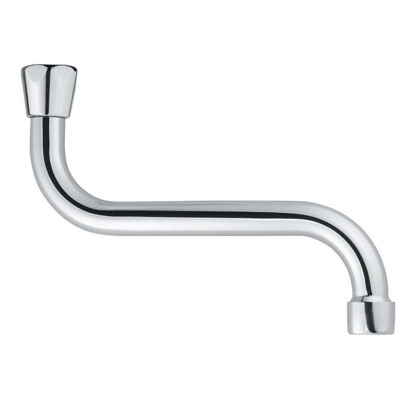 Canna per gruppo lavello a muro universale RubiFlux cm 25