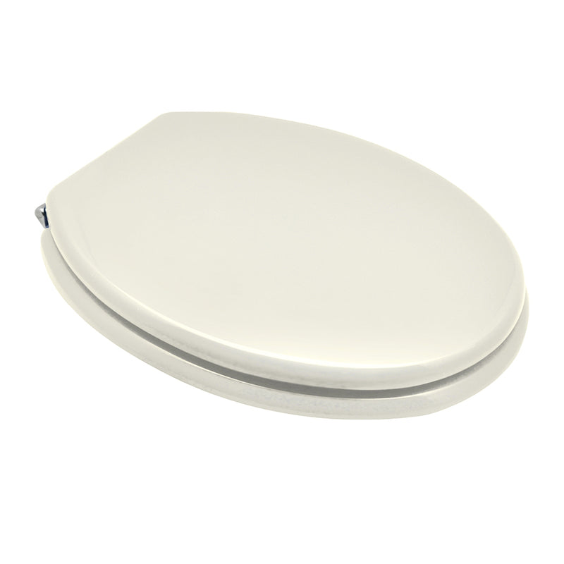 Sedile wc universale forma tipo 1 cerniere passanti avvitabili dal basso colore Champagne
