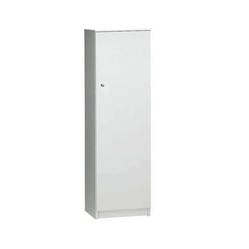 Mobile Colonna con apertura ad un anta e 2 ripiani regolabili finitura Bianco Liscio by Sarmog by CeramicStore | Lo specialista del tuo bagno
