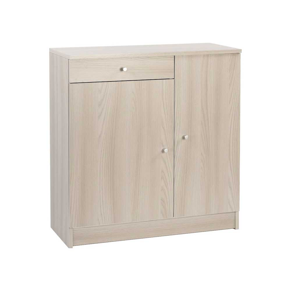 Niedriger Mehrzweckschrank mit 2 Türen und 1 Schublade mit 2 verstellb — CeramicStore