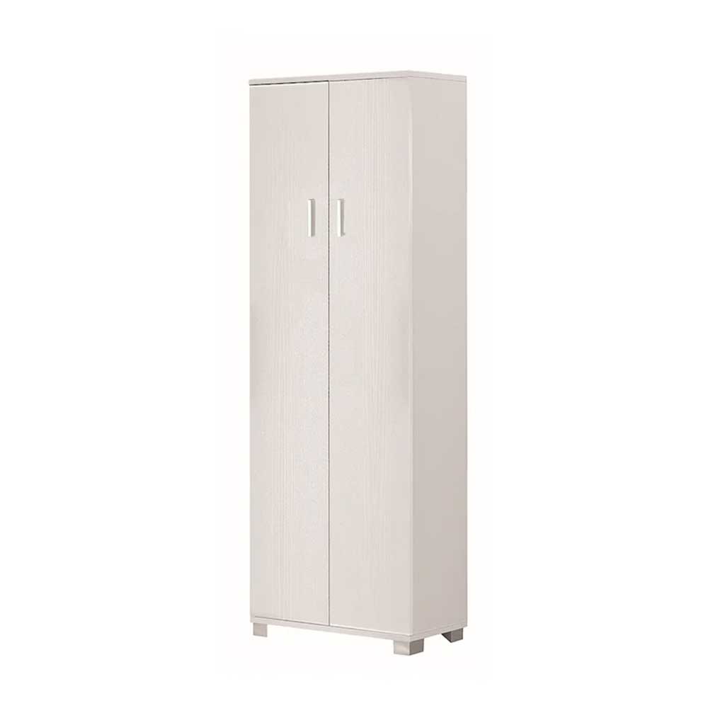 Mobile colonna a 2 ante con 3 ripiani regolabili e 1 fisso finitura Bianco Fiammato by Sarmog by CeramicStore | Lo specialista del tuo bagno