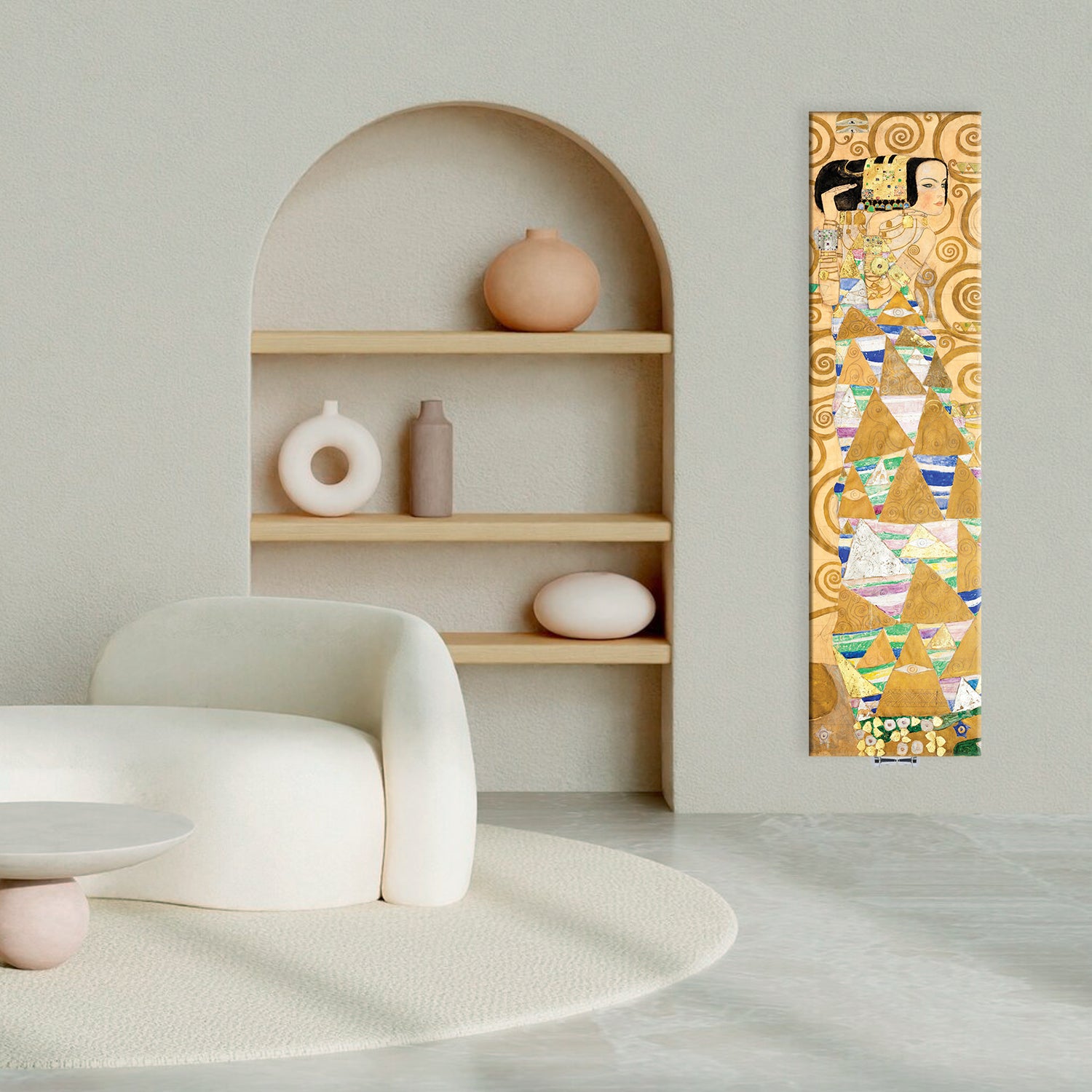 Termoarredo idraulico 180x51 cm interasse mm 50 Modello 'Attesa' Termocrea by CeramicStore | Lo specialista del tuo bagno