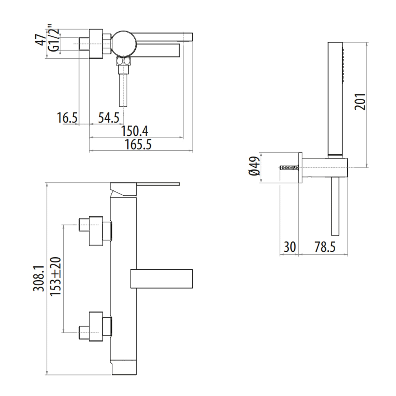 Miscelatore esterno vasca con set duplex modello Color Gattoni by CeramicStore | Lo specialista del tuo bagno