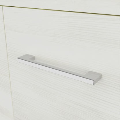 Mobile bagno completo di lavabo e specchio con pensile cm 85 Rovere Bianco Beach2 by CeramicStore | Lo specialista del tuo bagno
