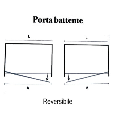 Porta doccia Giunone apertura battente 70 cm cristallo trasparente 6 mm temperato -OUTLET 2 PEZZI DISPONIBILI! by CeramicStore | Lo specialista del tuo bagno