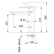 Miscelatore monocomando lavabo Rubinetterie Mariani linea Avenue con scarico by CeramicStore | Lo specialista del tuo bagno