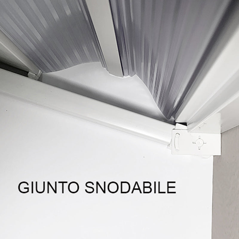 Box doccia angolare con 2 lati a soffietto modello Rosy linea Plissà¨ 80x80 by CeramicStore | Lo specialista del tuo bagno