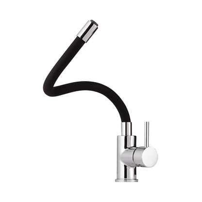 Miscelatore cucina con canna flessibile e girevole in silicone nero Mixlav by CeramicStore | Lo specialista del tuo bagno