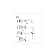 Batteria lavabo incasso 3 fori serie Belinda cromato Paffoni - VERSIONE OUTLET by CeramicStore | Lo specialista del tuo bagno