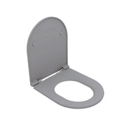 Copriwater Soft Close per vaso sospeso BathCore serie Infinity color Grigio Pietra Opaco