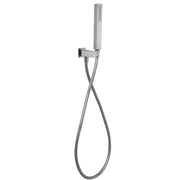 Set doccia squadrato con supporto e presa acqua incorporata - Cromato by CeramicStore | Lo specialista del tuo bagno