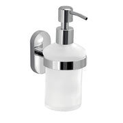 Dosasapone in Acciaio Inox con erogatore in acciaio cromato Gedy serie Febo - Cromato by CeramicStore | Lo specialista del tuo bagno
