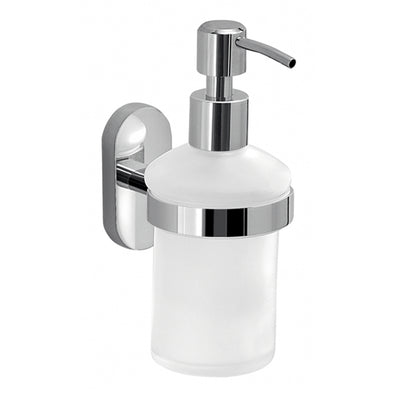 Dosasapone in Acciaio Inox con erogatore in acciaio cromato Gedy serie Febo - Cromato by CeramicStore | Lo specialista del tuo bagno