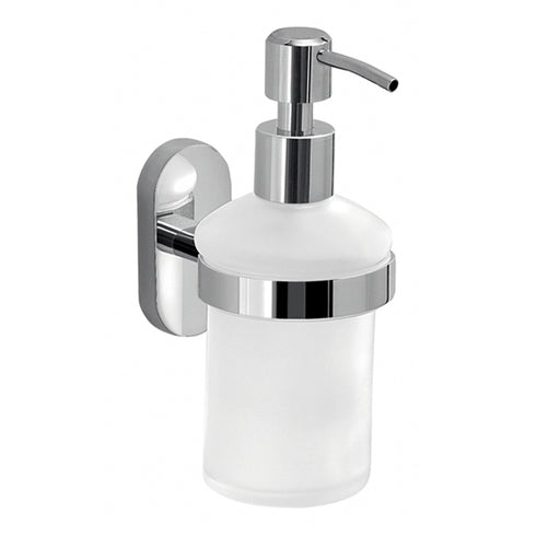 Dosasapone in Acciaio Inox con erogatore in acciaio cromato Gedy serie Febo - Cromato by CeramicStore | Lo specialista del tuo bagno