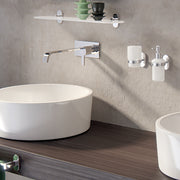 Dosasapone in Acciaio Inox con erogatore in acciaio cromato Gedy serie Febo - Cromato by CeramicStore | Lo specialista del tuo bagno
