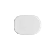 Sedile wc bianco dedicato a casa ceramica Azzurra serie Diana larghezza 36 cm