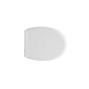 Sedile wc bianco per Azzurra vaso Full 56 larghezza 38 cm cerniere regolabili