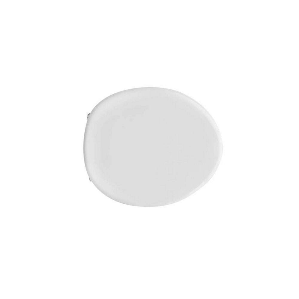 Sedile wc bianco per Azzurra vaso Full 48 larghezza 38 cm cerniere fisse
