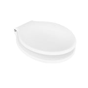 Sedile wc bianco per Azzurra vaso Giunone lunghezza 43 cm cerniere regolabili