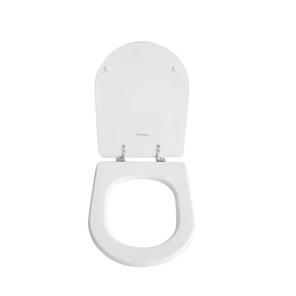 Sedile wc bianco per Althea vaso Marion lunghezza 44 cm cerniere regolabili