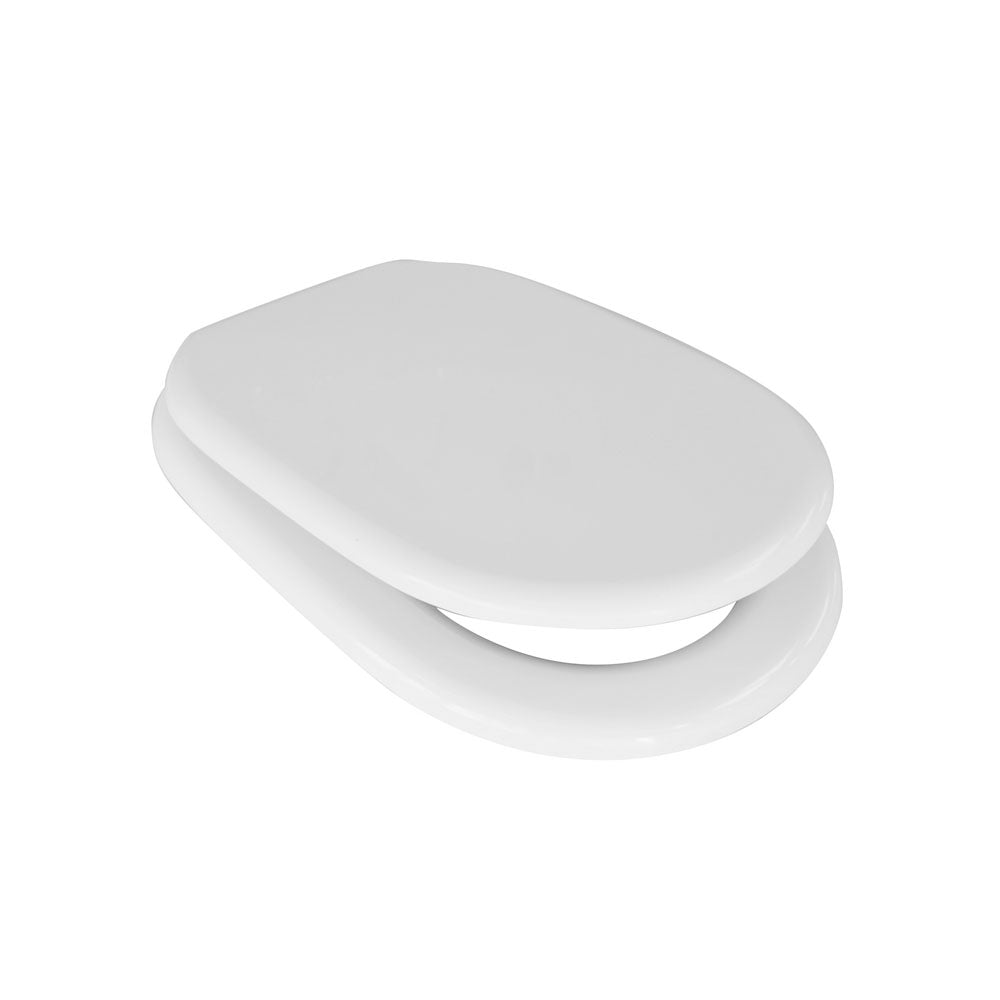 Sedile wc bianco per Cesame vaso serie Belle Epoque larghezza 36 cm cerniere regolabili
