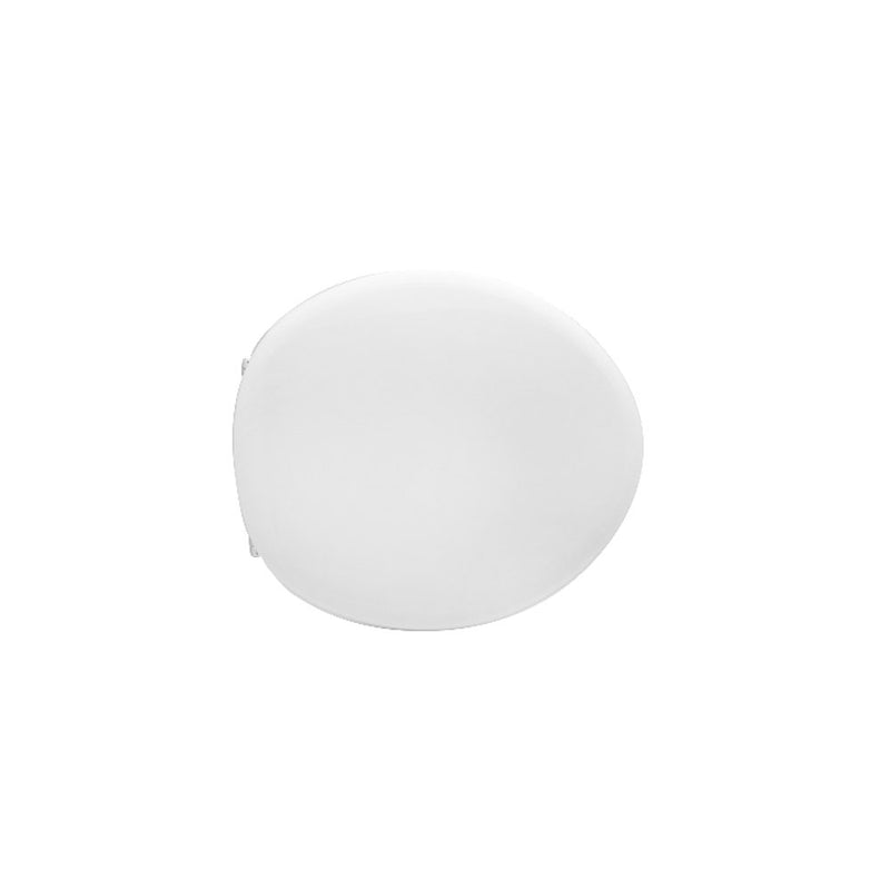 Sedile wc bianco per Cesame vaso Kor larghezza 38 cm cerniere regolabili