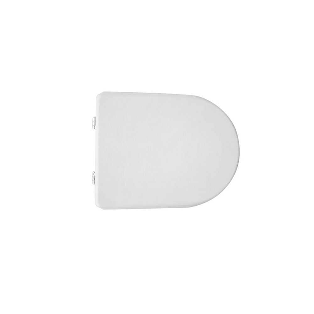 Sedile wc legno bianco per Cesame vaso Symbol larghezza 35