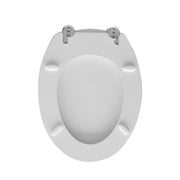 Sedile wc legno bianco per Cesame vaso Tifeo larghezza 34