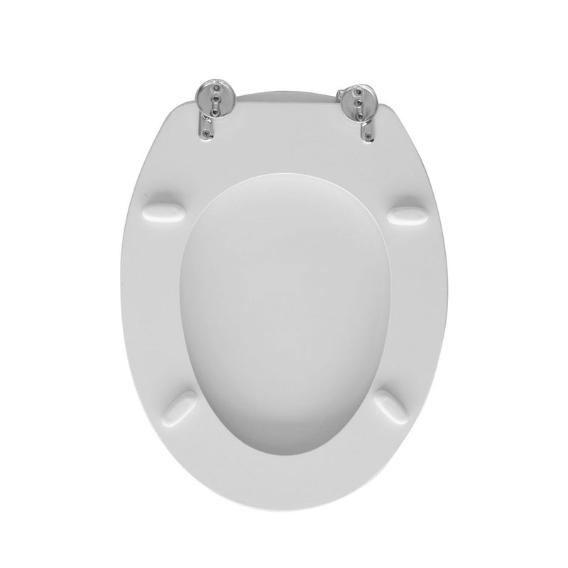 Sedile wc legno bianco per Cesame vaso Tifeo larghezza 34