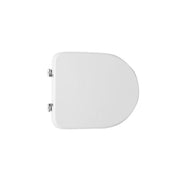 Sedile wc legno bianco per Dolomite vaso Petra larghezza 35