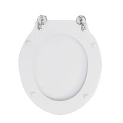Sedile wc bianco per Globo vaso Paestum sospeso larghezza 38