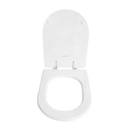 Sedile wc per Hidra vaso serie Pluvia larghezza 35 cm cerniere regolabili Unistop