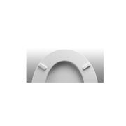 Sedile wc per Pozzi Ginori vaso Oasi larghezza 37 cm cerniere fisse