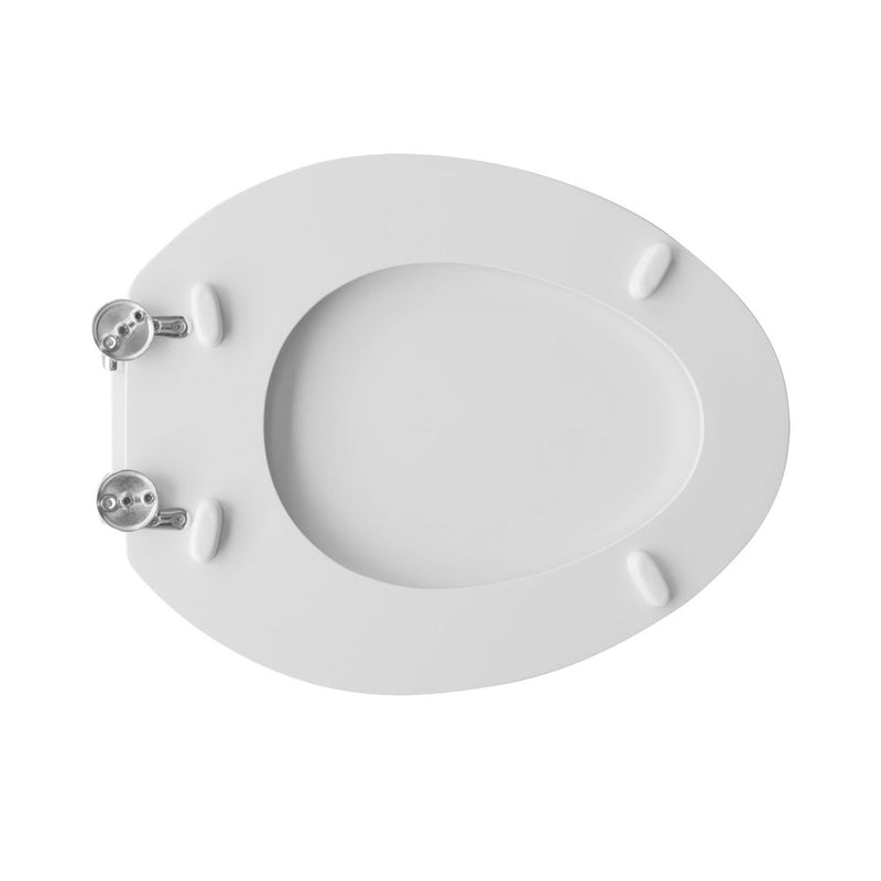 Sedile wc per Pozzi Ginori vaso Ultra larghezza 38 cm cerniere regolabili