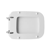 Sedile wc per Senesi vaso Duccio larghezza 34 cm cerniere fisse ottone cromo