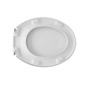 Sedile wc universale Dianter 2 termoindurente bianco cerniere regolabili