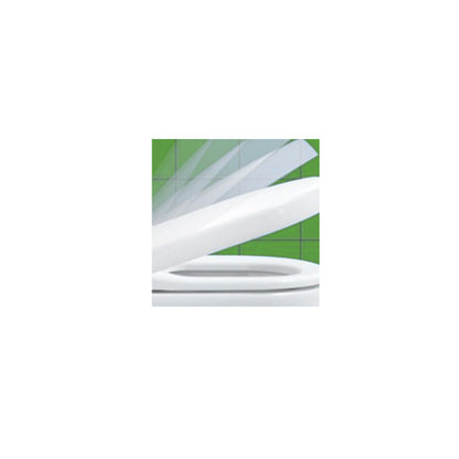 Sedile wc universale airbag di Metaform con caduta frizionata cerniere in ABS