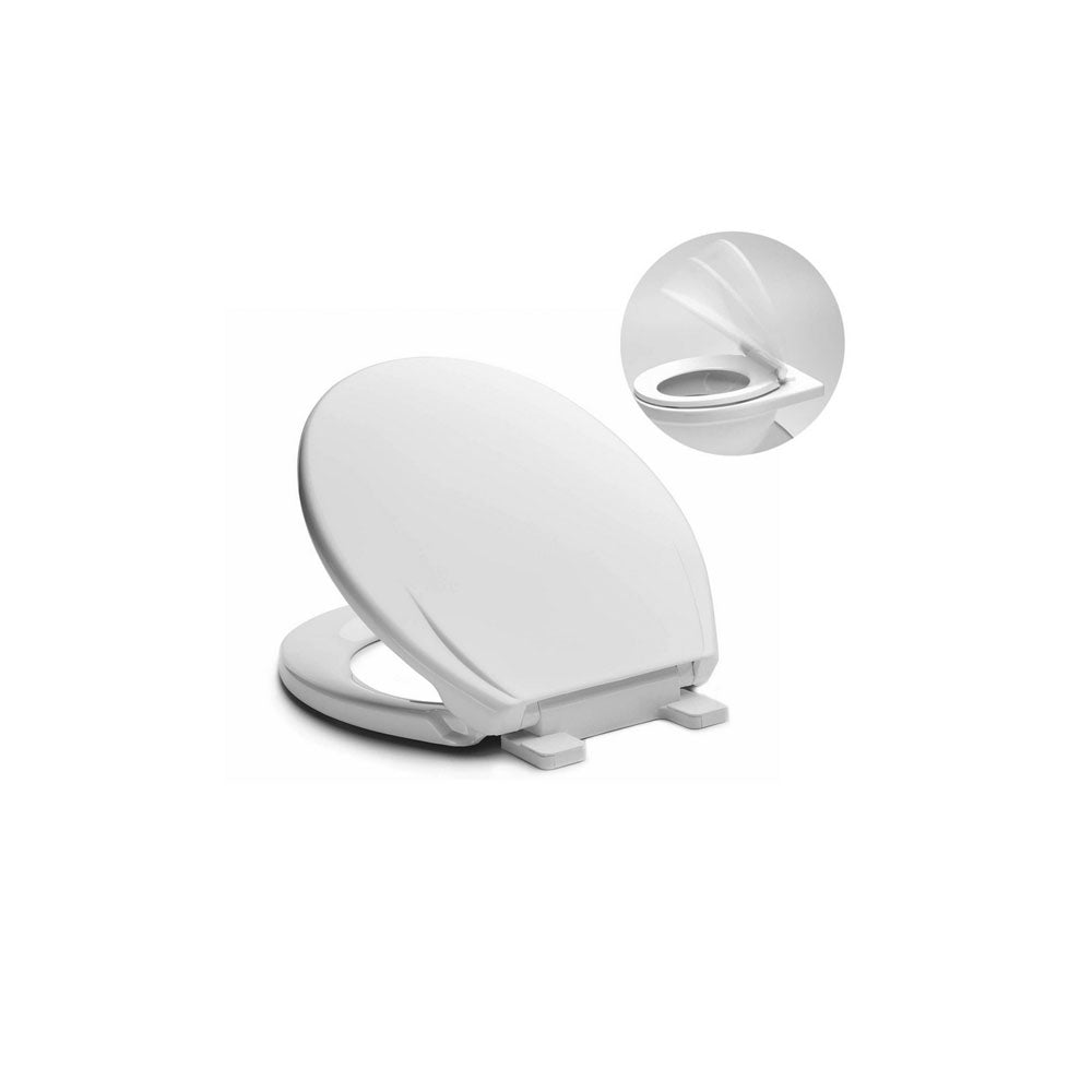 Sedile wc universale airbag di Metaform con caduta frizionata cerniere in ABS