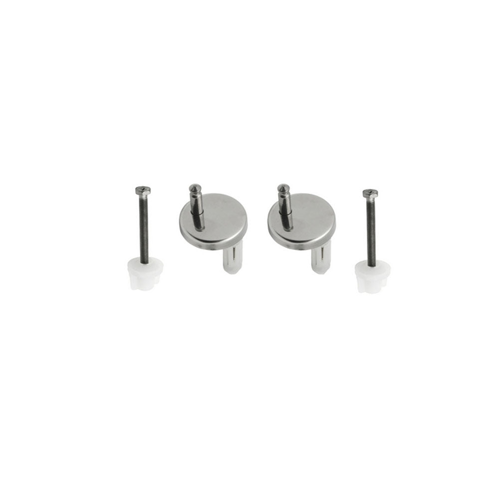 Cerniera singola acciaio inox cromo regolabile a passante e ad espansione by CeramicStore | Lo specialista del tuo bagno