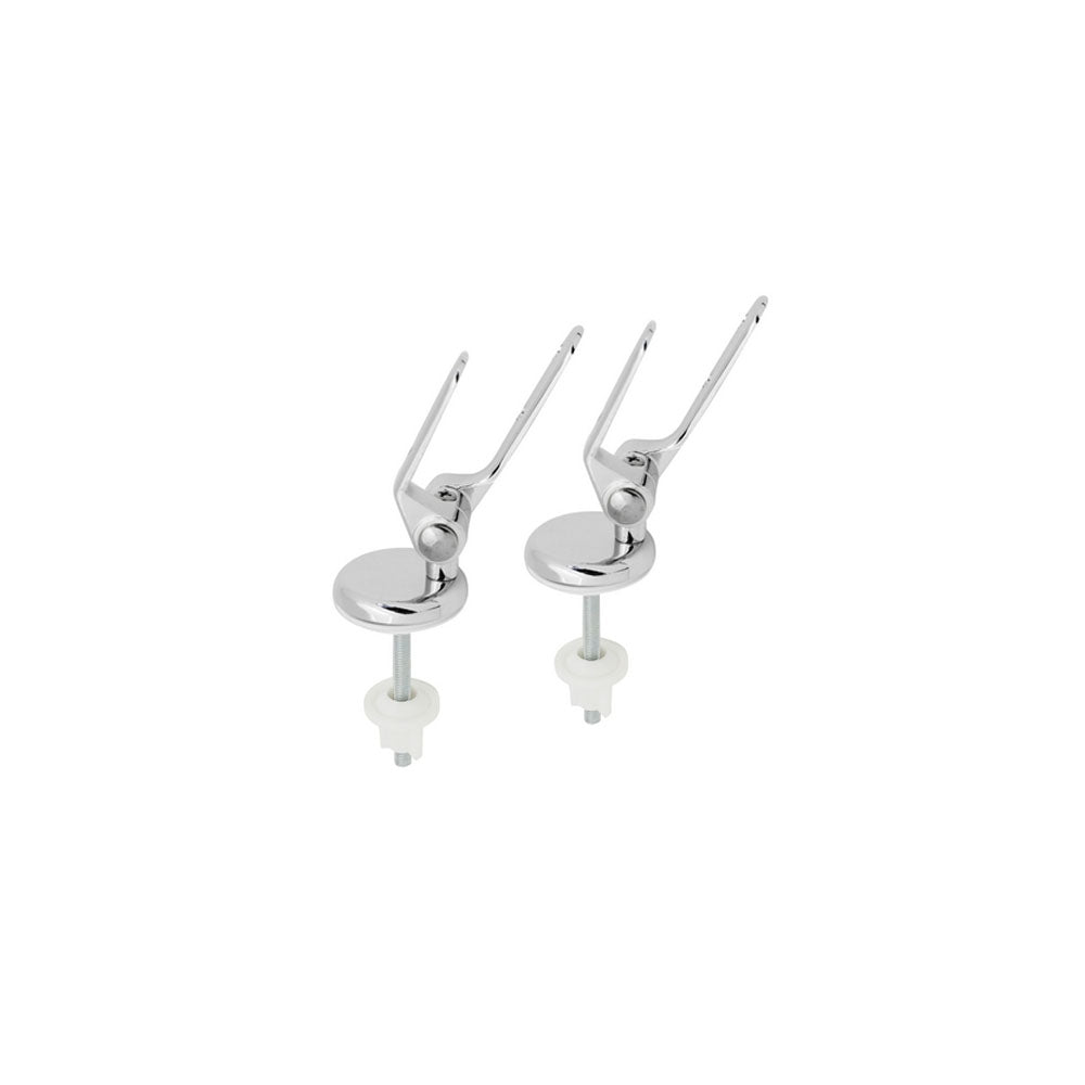 Coppia supporti in lega per sedili wc in legno by CeramicStore | Lo specialista del tuo bagno