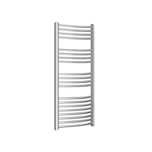 Termoarredo bagno linea Kalura cromato curvo h. 1200 interasse 400 mm by CeramicStore | Lo specialista del tuo bagno