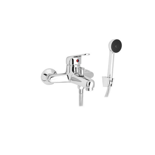 Monocomando vasca con duplex serie Ines di HydrAll ottone cromato by CeramicStore | Lo specialista del tuo bagno