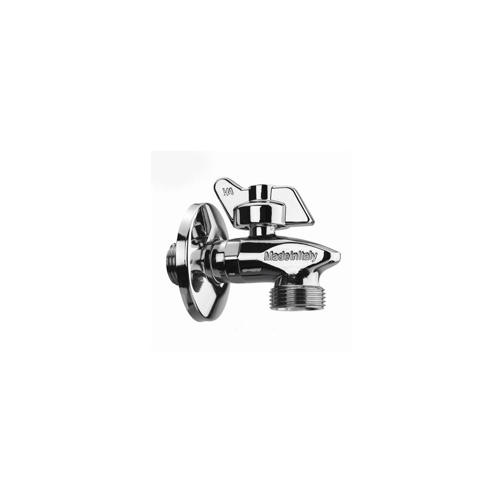 Rubinetto lavatrice a sfera di VA Albertoni modello Squalo maniglia in ottone by CeramicStore | Lo specialista del tuo bagno