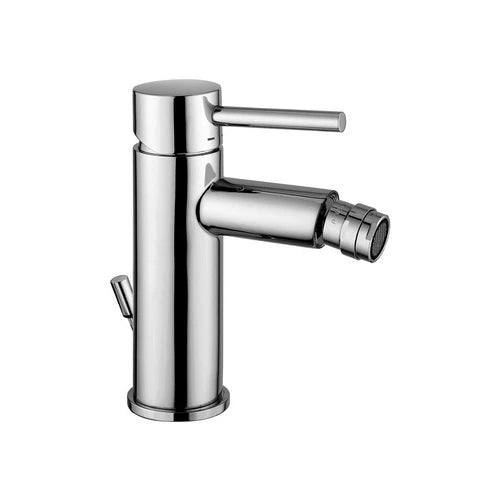 Miscelatore bidet con scarico linea stick cromo