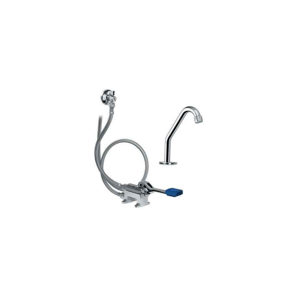 Kit rubinetto Idral con pedale 1 via esterno a pavimento by CeramicStore | Lo specialista del tuo bagno