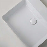 Lavabo da appoggio squadrato Ceramica Azzurra Elegance 60x45 cm