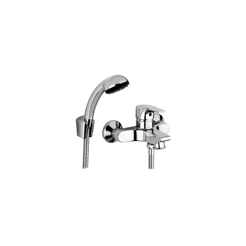 Miscelatore monocomando vasca con duplex Zucchetti Flat cartuccia diam. 40 by CeramicStore | Lo specialista del tuo bagno
