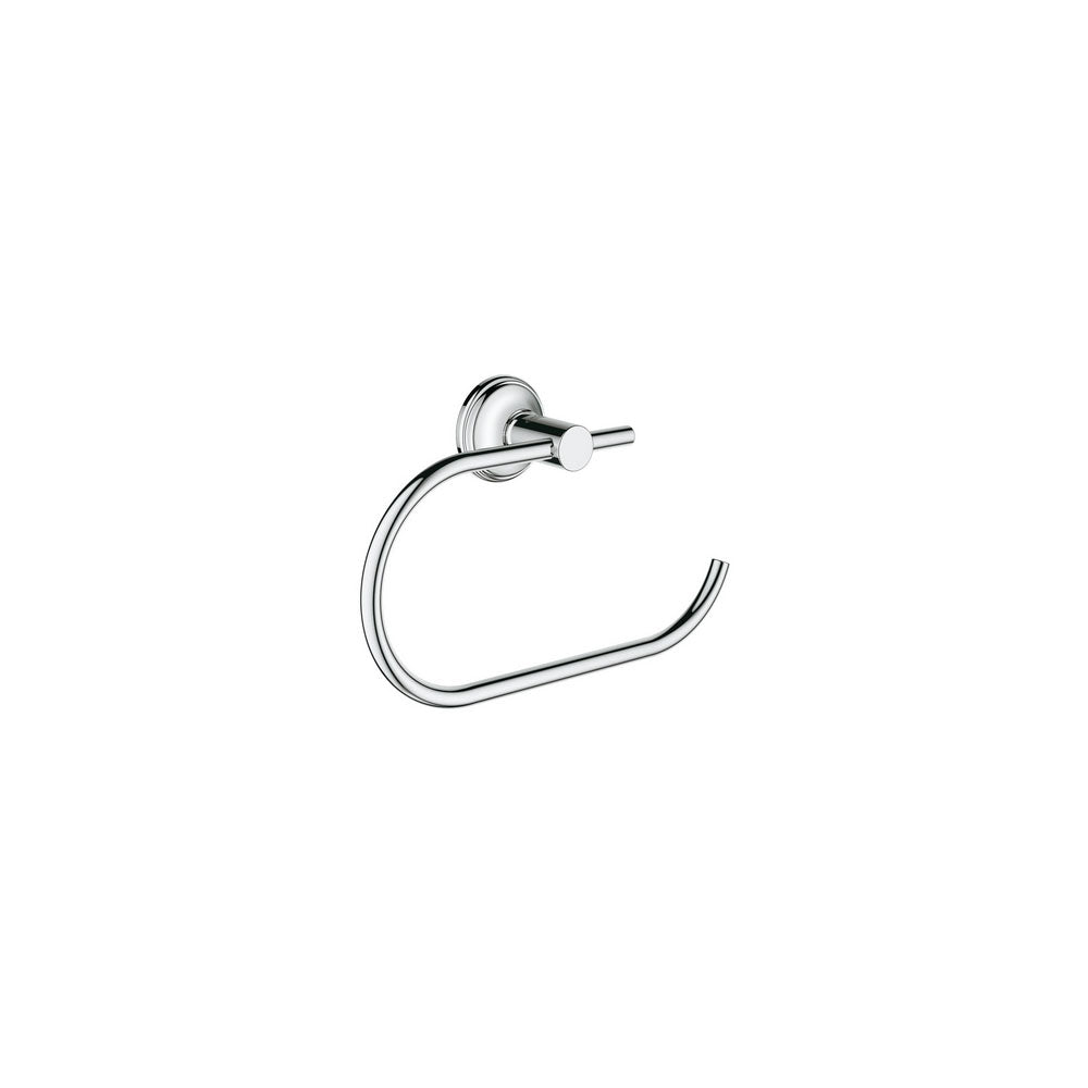 Comodo portarotolo senza coperchio metallo cromo Grohe Essentials Authentic